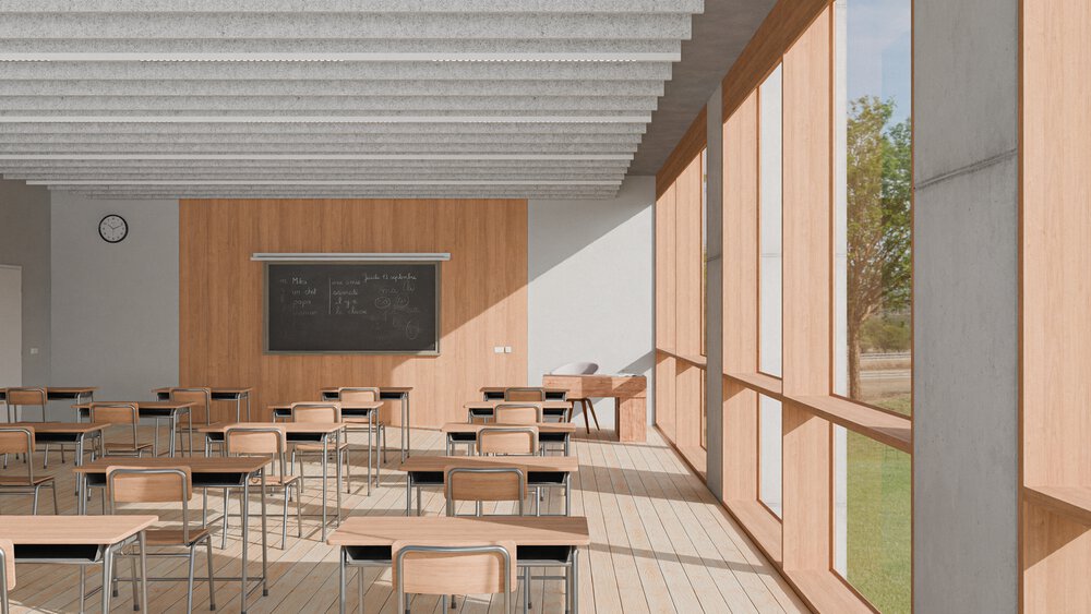 Salle de classe - BETO baffle